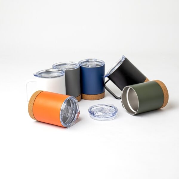 Caneca Térmica com Cortiça de 400ml - Imagem 2